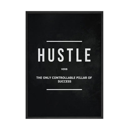 Grind Hustle Execution Wall Art Canvas Prints